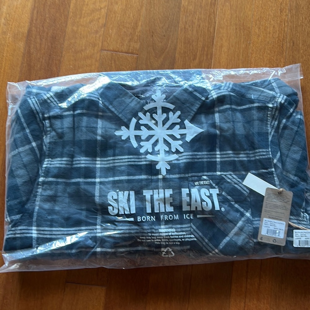 Brand new ski the east flannel